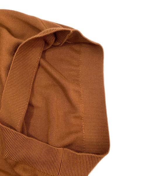 BLACK LABEL CRESTBRIDGE（ブラックレーベル クレストブリッジ）BLACK LABEL CRESTBRIDGE (ブラックレーベル クレストブリッジ) 厚手ニット ブラウン サイズ:Mの古着・服飾アイテム