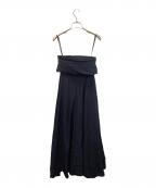 Aimeineエメイン）の古着「ノースリーブ・キャミソールワンピース」｜ネイビー