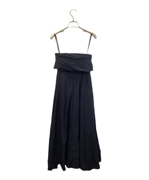 Aimeine（エメイン）Aimeine (エメイン) ノースリーブ・キャミソールワンピース ネイビー サイズ:Sの古着・服飾アイテム