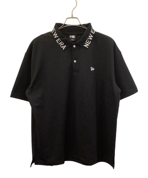 New Era（ニューエラ）New Era (ニューエラ) ポロシャツ ブラック サイズ:XLの古着・服飾アイテム