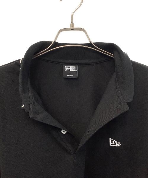 New Era（ニューエラ）New Era (ニューエラ) ポロシャツ ブラック サイズ:XLの古着・服飾アイテム