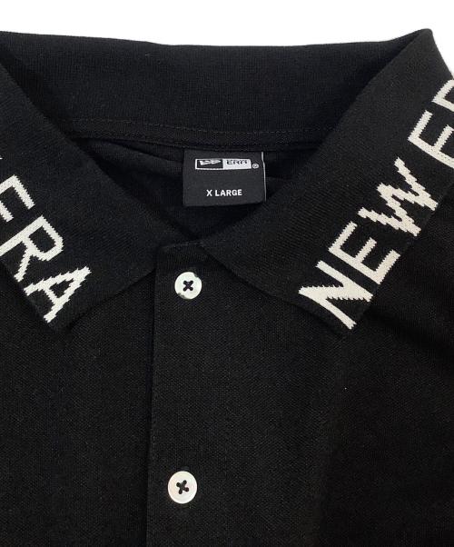 New Era（ニューエラ）New Era (ニューエラ) ポロシャツ ブラック サイズ:XLの古着・服飾アイテム