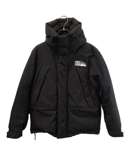 FIRST DOWN（ファーストダウン）FIRST DOWN (ファーストダウン) ダウンジャケット ブラック サイズ:Sの古着・服飾アイテム