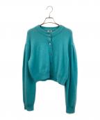 H BEAUTY&YOUTHエイチ ビューティー&ユース）の古着「厚手カーディガン」｜スカイブルー