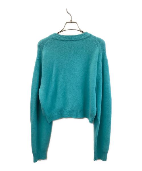 H BEAUTY&YOUTH（エイチ ビューティー&ユース）H BEAUTY&YOUTH (エイチ ビューティー&ユース) 厚手カーディガン スカイブルー サイズ:Freeの古着・服飾アイテム