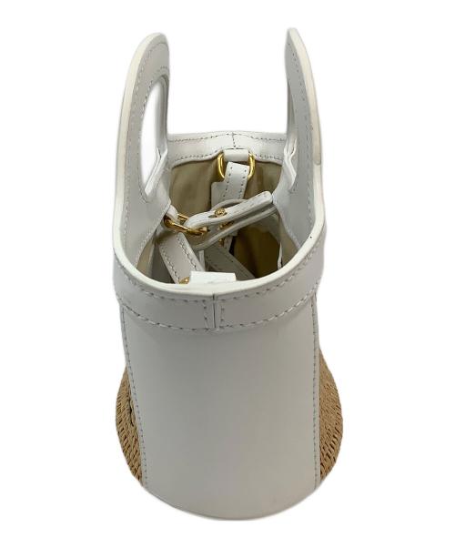 MARNI（マルニ）MARNI (マルニ) TROPICALIA BAG MICRO ホワイト×ナチュラルの古着・服飾アイテム