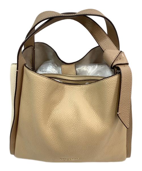 Kate Spade（ケイトスペード）Kate Spade (ケイトスペード) 2WAYバッグ ベージュの古着・服飾アイテム