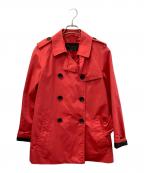 COACHコーチ）の古着「ショートトレンチコート」｜レッド
