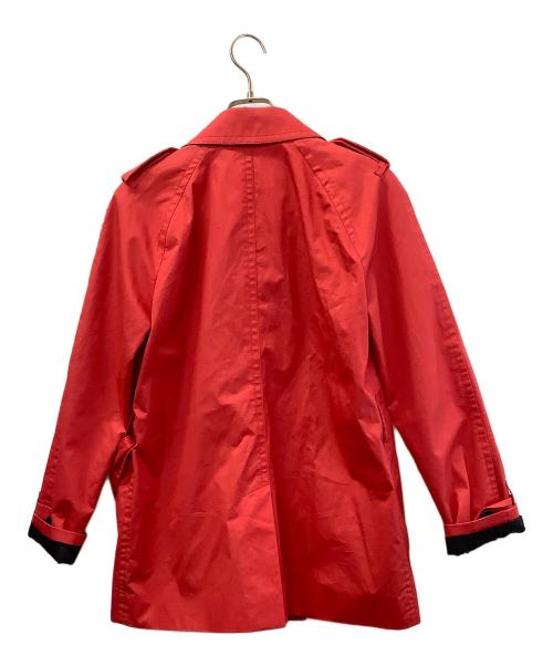 COACH（コーチ）COACH (コーチ) ショートトレンチコート レッド サイズ:Sの古着・服飾アイテム