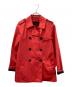 COACH（コーチ）の古着「ショートトレンチコート」｜レッド