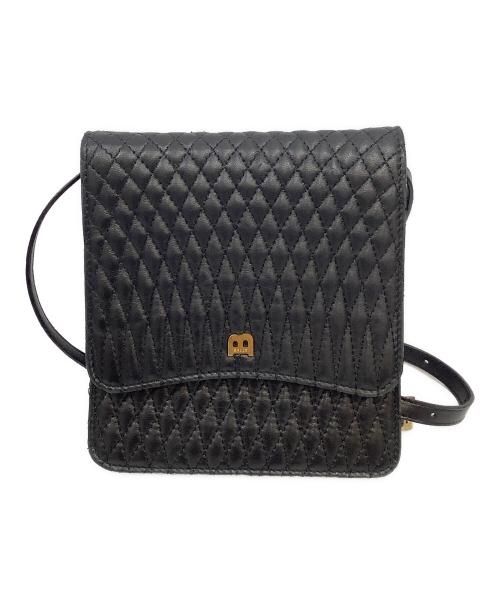 BALLY（バリー）BALLY (バリー) キルティングショルダーバッグ ブラックの古着・服飾アイテム