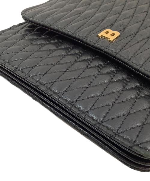 BALLY（バリー）BALLY (バリー) キルティングショルダーバッグ ブラックの古着・服飾アイテム