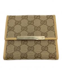 GUCCI（グッチ）の古着「2つ折り財布」｜ベージュ