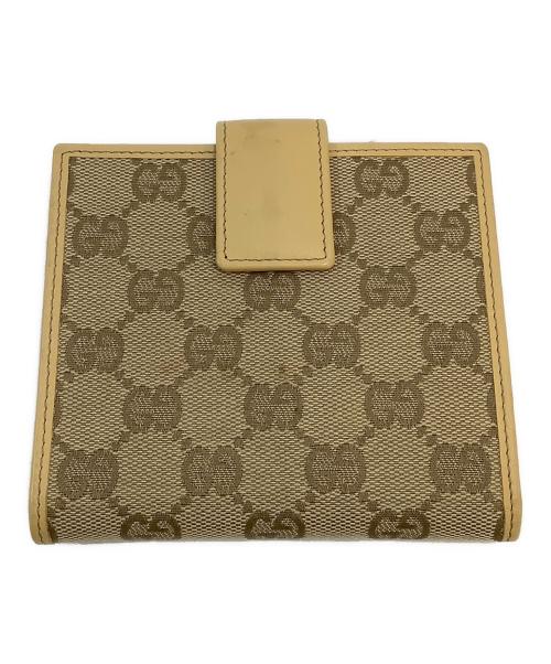 GUCCI（グッチ）GUCCI (グッチ) 2つ折り財布 ベージュの古着・服飾アイテム