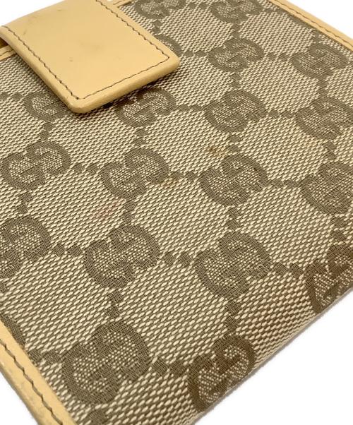GUCCI（グッチ）GUCCI (グッチ) 2つ折り財布 ベージュの古着・服飾アイテム