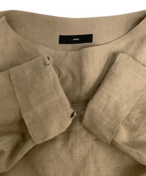 wafu（ワフー）wafu (ワフー) 長袖ブラウス うつぶし色 サイズ:2の古着・服飾アイテム