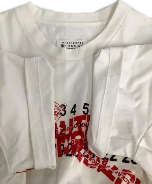 Maison Margiela（メゾンマルジェラ）Maison Margiela (メゾンマルジェラ) 半袖Tシャツ ホワイト サイズ:46の古着・服飾アイテム