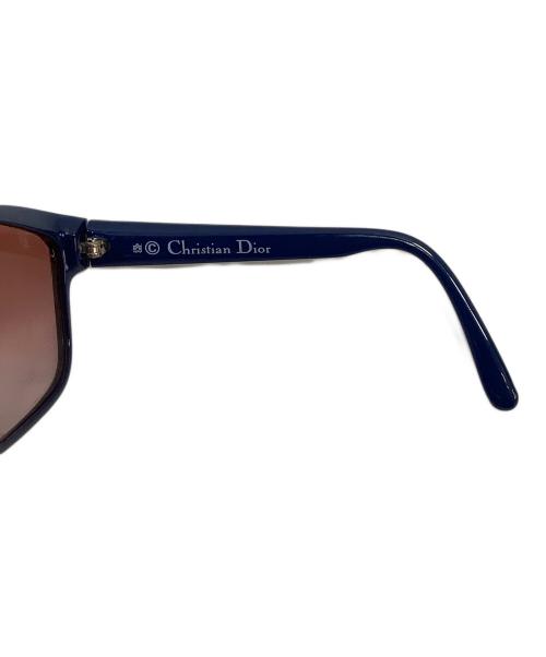 Christian Dior（クリスチャン ディオール）Christian Dior (クリスチャン ディオール) サングラス ブルー×ブラウンの古着・服飾アイテム