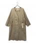 VERMEIL par iena（ヴェルメイユ パー イエナ）の古着「2019SS リネンノーカラーコート」｜ベージュ