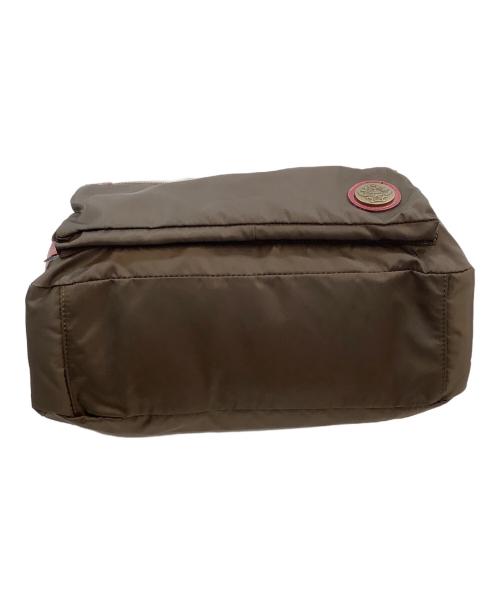 Orobianco（オロビアンコ）Orobianco (オロビアンコ) 2WAYバッグ ブラウン×レッドの古着・服飾アイテム