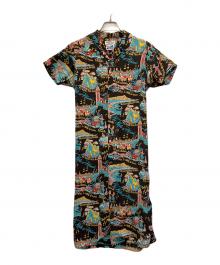 BEAMS×Sun Surf（ビームス×サンサーフ）の古着「半袖ワンピース」｜ブラック