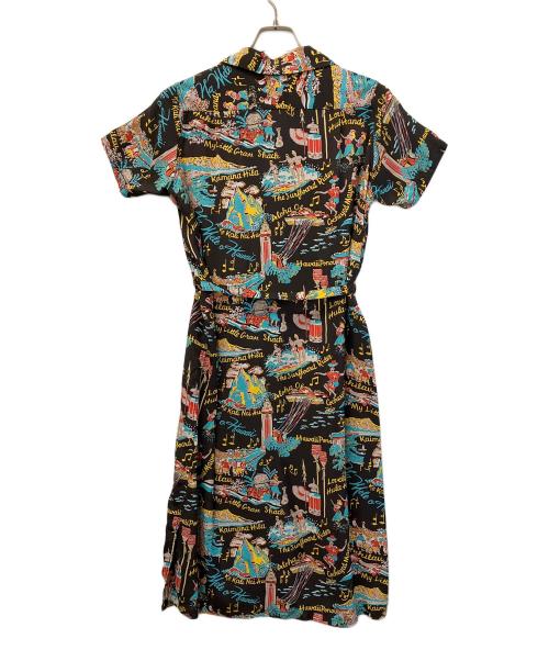 BEAMS（ビームス）BEAMS (ビームス) Sun Surf (サンサーフ) 半袖ワンピース ブラック サイズ:Freeの古着・服飾アイテム