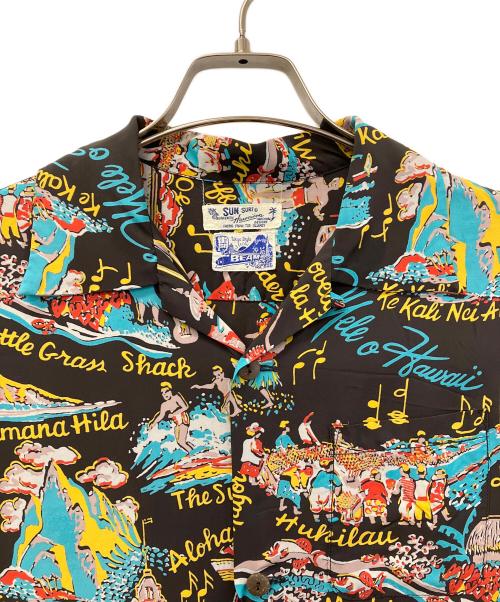 BEAMS（ビームス）BEAMS (ビームス) Sun Surf (サンサーフ) 半袖ワンピース ブラック サイズ:Freeの古着・服飾アイテム