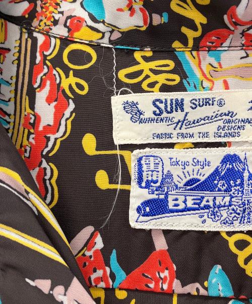 BEAMS（ビームス）BEAMS (ビームス) Sun Surf (サンサーフ) 半袖ワンピース ブラック サイズ:Freeの古着・服飾アイテム