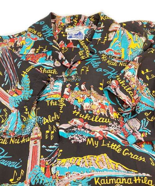 BEAMS（ビームス）BEAMS (ビームス) Sun Surf (サンサーフ) 半袖ワンピース ブラック サイズ:Freeの古着・服飾アイテム