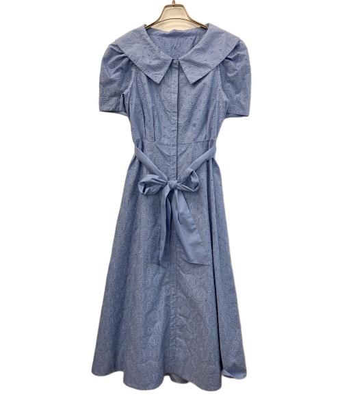 CELFORD（セルフォード）CELFORD (セルフォード) 半袖ワンピース スカイブルー サイズ:36の古着・服飾アイテム