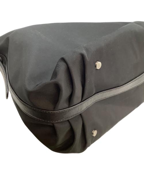 crewre（クルー）crewre (クルー) ナイロンレザーショルダーバッグ ブラックの古着・服飾アイテム
