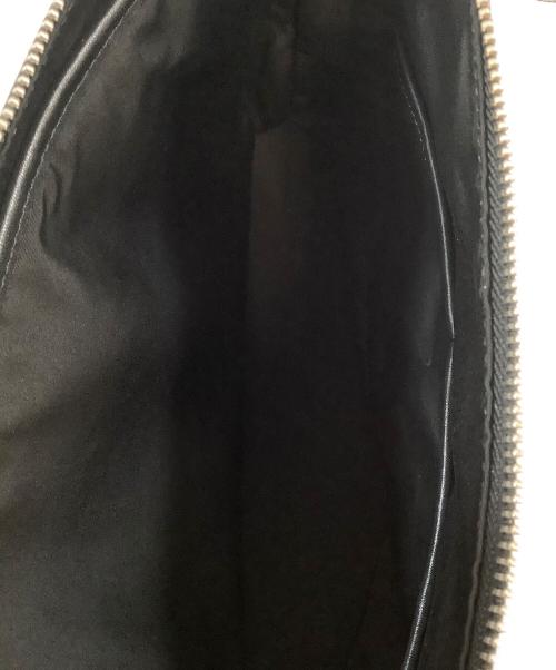 crewre（クルー）crewre (クルー) ナイロンレザーショルダーバッグ ブラックの古着・服飾アイテム