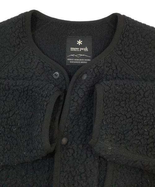 Snow peak（スノーピーク）Snow peak (スノーピーク) URBAN RESEARCH (アーバンリサーチ) フリースジャケット ブラック サイズ:記載なしの古着・服飾アイテム