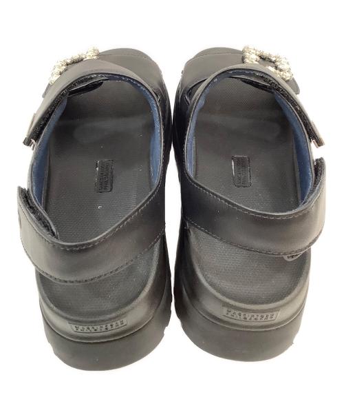 MACKINTOSH PHILOSOPHY（マッキントッシュ フィロソフィー）MACKINTOSH PHILOSOPHY (マッキントッシュ フィロソフィー) 厚底サンダル ブラック サイズ:Lの古着・服飾アイテム