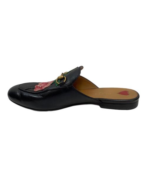 GUCCI（グッチ）GUCCI (グッチ) ミュール ブラック サイズ:38の古着・服飾アイテム