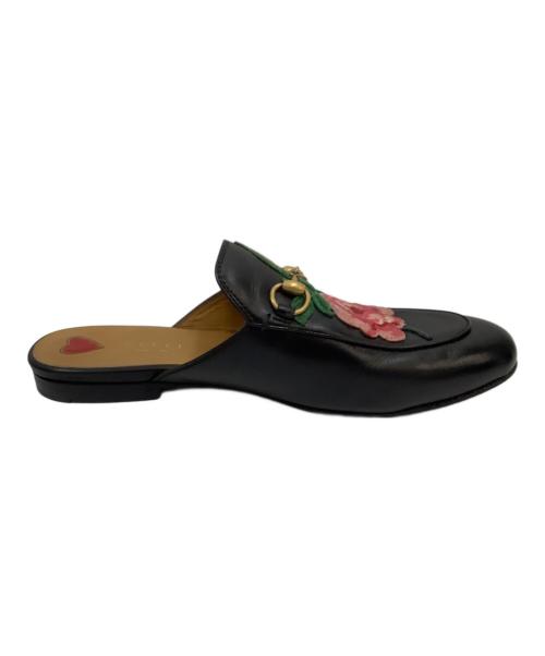 GUCCI（グッチ）GUCCI (グッチ) ミュール ブラック サイズ:38の古着・服飾アイテム