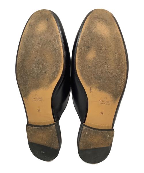 GUCCI（グッチ）GUCCI (グッチ) ミュール ブラック サイズ:38の古着・服飾アイテム