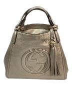 GUCCIグッチ）の古着「2WAYバッグ」｜ゴールド