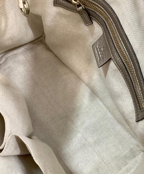 GUCCI（グッチ）GUCCI (グッチ) 2WAYバッグ ゴールドの古着・服飾アイテム