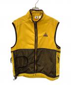NIKE ACGナイキエーシージー）の古着「メッシュナイロンベスト」｜イエロー