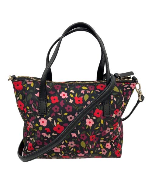 Kate Spade（ケイトスペード）Kate Spade (ケイトスペード) 2WAYショルダーバッグ ブラック×ピンクの古着・服飾アイテム