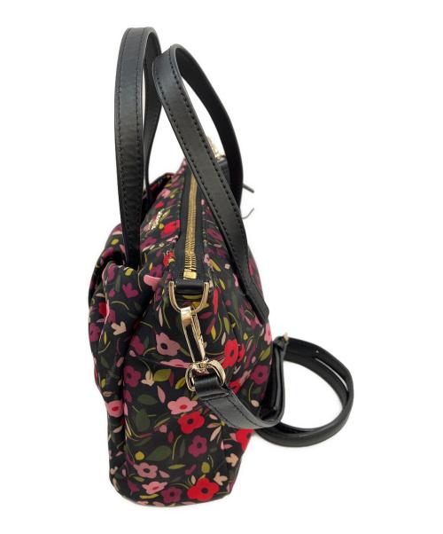 Kate Spade（ケイトスペード）Kate Spade (ケイトスペード) 2WAYショルダーバッグ ブラック×ピンクの古着・服飾アイテム