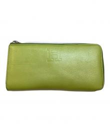 HIROFU（ヒロフ）の古着「L字ファスナー財布」｜グリーン