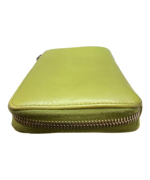 HIROFU（ヒロフ）HIROFU (ヒロフ) L字ファスナー財布 グリーンの古着・服飾アイテム