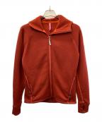 HOUDINIフーディニ）の古着「裏起毛ジップパーカー」｜レッド