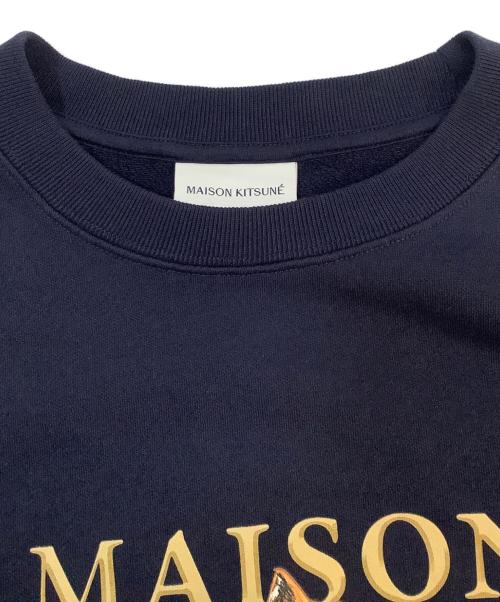 maison kitsune（メゾンキツネ）maison kitsune (メゾンキツネ) スウェット ネイビー サイズ:Lの古着・服飾アイテム