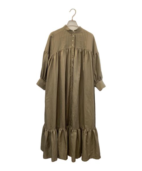 Re:poris（レポリス）Re:poris (レポリス) 長袖ワンピース オリーブ サイズ:Freeの古着・服飾アイテム