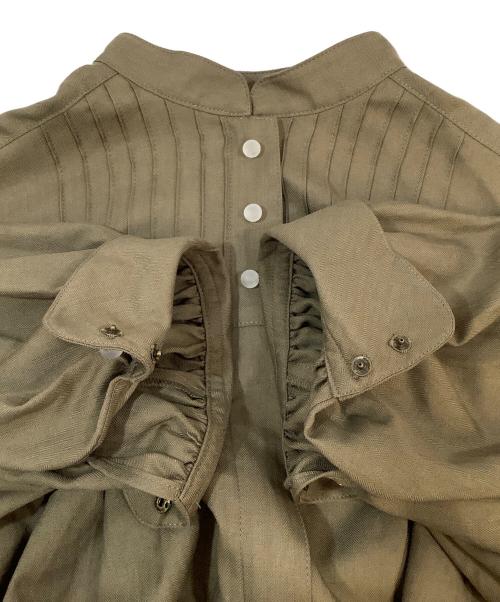 Re:poris（レポリス）Re:poris (レポリス) 長袖ワンピース オリーブ サイズ:Freeの古着・服飾アイテム