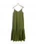 CLANE（クラネ）の古着「キャミソールワンピース」｜グリーン