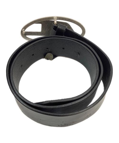 DIESEL（ディーゼル）DIESEL (ディーゼル) レザーベルト ブラックの古着・服飾アイテム